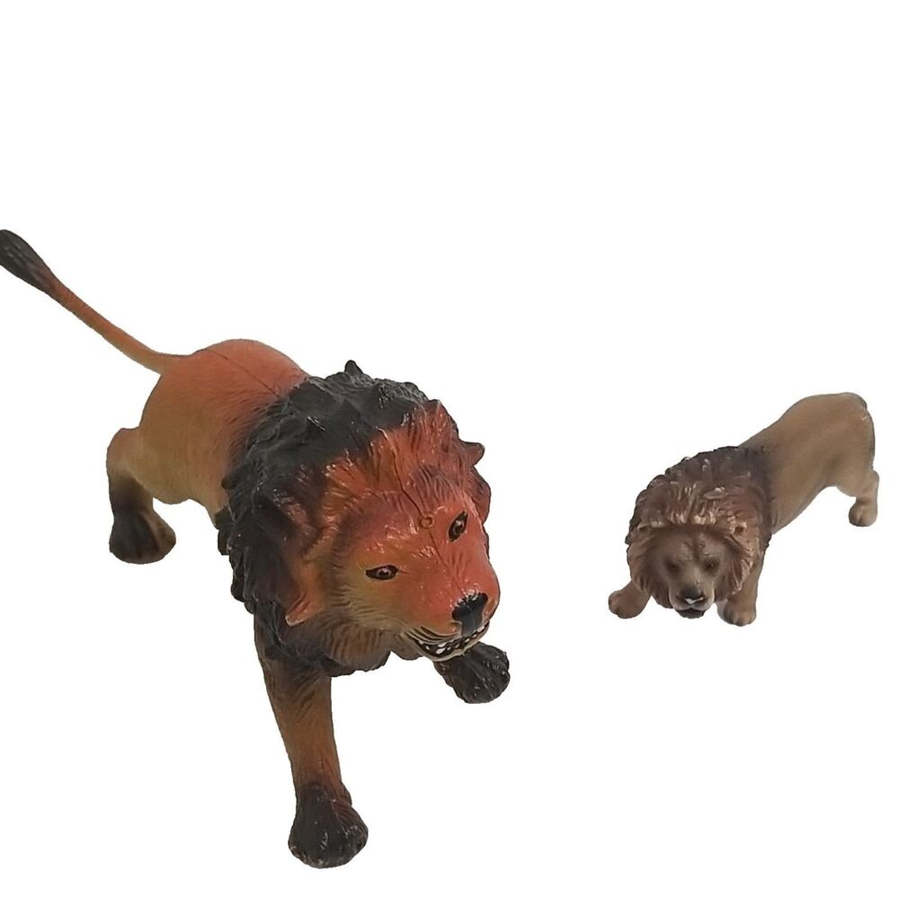 Schleich Retired Lion Set 2003 Male 14363 Lioness 14375 Safari Wild Animal Toy
